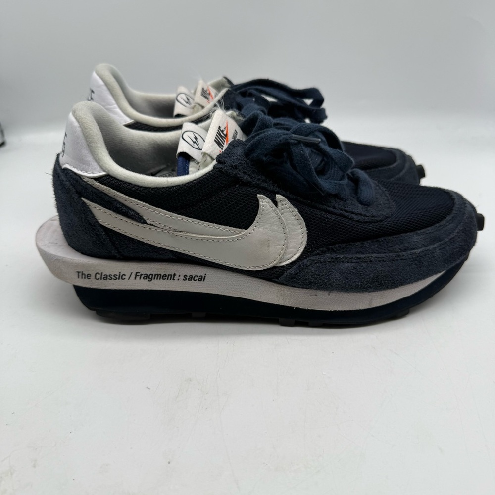 Nike Sacai Fragment Black and White Sneakers size 6.5